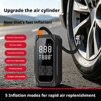 Compresseur de gonflage de pneus électrique sans fil portable en ABS 7,4 V 150 PSI avec jauge numérique et arrêt automatique rapide