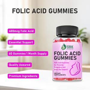 Gummies d'acide folique en gros pour le soutien immunitaire et la santé cellulaire – 60 gummies, 1 mois d'approvisionnement - Product Image 5