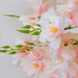 ช่อดอกซากุระประดิษฐ์ 30ซม.-100ซม. สีชมพูขาว คุณภาพสูง เหมาะสำหรับตกแต่งงานแต่งงาน - Product Image 1