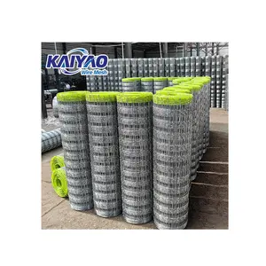 Chinese Factory Affordable Wholesale Bulk Galvanized Cattle Fence Mesh Rolls for Cow Fields, Farm Cattle Ranch, and Farm Fencing