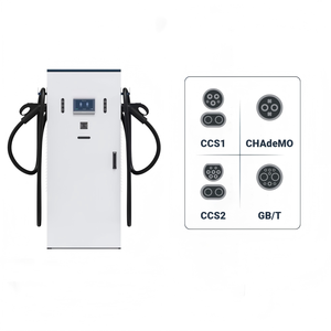 Cargador de Vehículos Eléctricos Comercial para Exteriores de 120kW con 2 Conectores, Compatible con Estándares de Interfaz Aleatorios, Salida de 200-1000VDC, Corriente Ajustable de 120A - Product Image 4