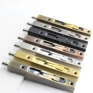 Perno de puerta oculto de acero inoxidable Pestillo DE SEGURIDAD DE 4/6/8/10 pulgadas Cerradura de puerta corredera Perno de baño Accesorios a prueba de polvo - Product Image 2