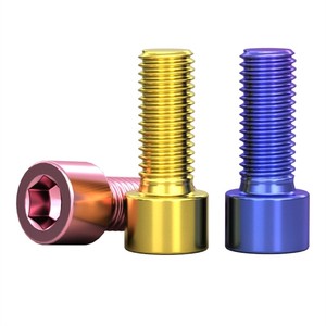 M6 perno de titanio Gr2 M8X20 25Mm perno de cabeza <span class=keywords><strong>Allen</strong></span> de titanio para tornillos de bicicleta Bmx <span class=keywords><strong>tornillo</strong></span> de titanio M3 de bicicleta - Product Image 2