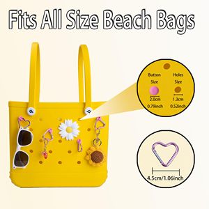 Accessoires de crochets pour sacs Bogg et sacs fourre-tout Simply Southern, porte-clés mignon avec mousqueton pour sacs Bogg - Product Image 3