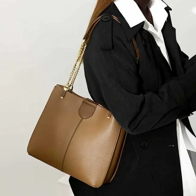 Genuine Leather Shoulder Casual Chain classic handbags Famous Brand designer messenger bag