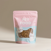 Sac d'emballage debout Pochette à bec verseur Doypack Pochette debout en plastique réutilisable personnalisée Bâton de friandises pour chat