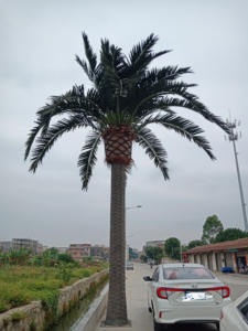 Grande giardino paesaggistico e Decking 10m gigante personalizzato canarino artificiale datario palma con 32 grandi foglie per la decorazione esterna - Product Image 5