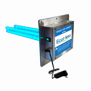 Aluminum Alloy G-218H Dual HVAC UV Lights Induct air Purifier with 2million <strong>Negative</strong> <strong>Ions</strong> for Hvac <strong>System</strong> Ac, Incl. 1years Bulbs - Product Image 1