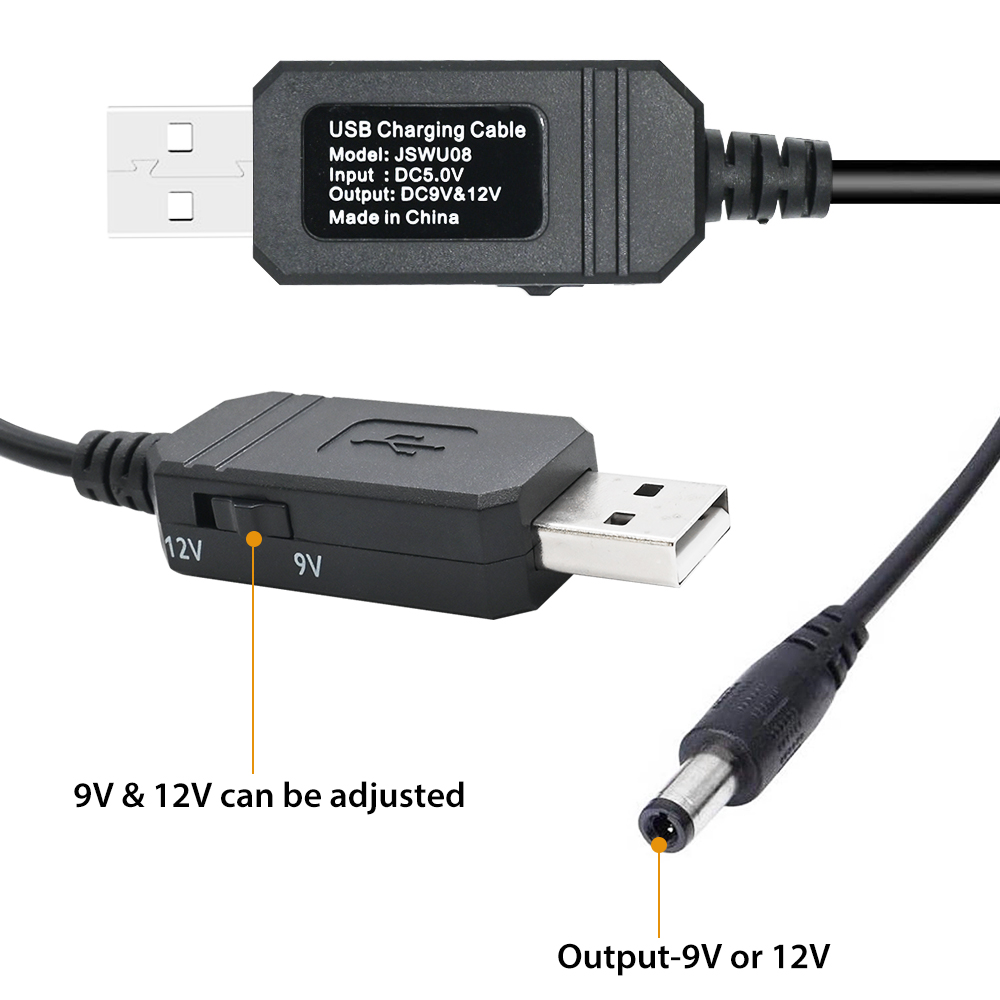 thumbnail image 2 of USB To DC Power Cable Universal USB To DC Jack Charging Cable Power Cord Plug Connector Adapter For Router Mini Fan Speaker I377720051 2 of 13