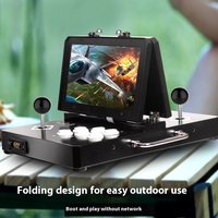 Console de jeu portable tout-en-un avec écran double, joystick de combat d'arcade Moonlight Box, WIFI pliable, 32 000 jeux, nouvelle console de jeu à pièces