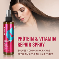 EcoLchi OEM sampo dan kondisioner, masker rambut kolagen Keratin minyak Argan organik Label pribadi bebas sulfat
