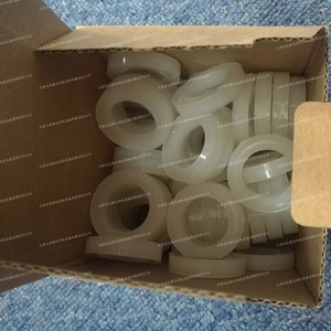 Dubo Nylon <b>Flat</b> Washer M10 White Plain Finish For M10 <b>Screw</b> - Product Image 4