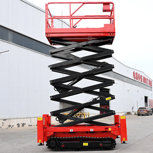 Самоходный гусеничный воздушный ножничный подъемник 12 м 14 м гидравлический подъемник с платформой гусеничного типа для отложений и возвышений - Product Image 3