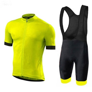 Vêtements de vélo à sublimation personnalisés maillot de vélo avec chemise et <span class=keywords><strong>gilet</strong></span> de cyclisme sans manches - Product Image 1