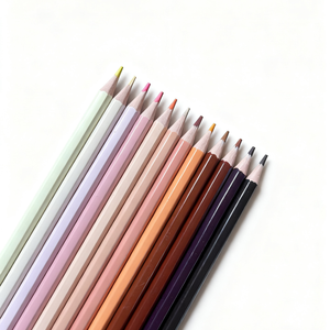 Vente directe d'usine Crayons <span class=keywords><strong>de</strong></span> couleur en plastique hexagonaux <span class=keywords><strong>de</strong></span> 7 pouces couleur chair Utilisation scolaire Logo et emballage personnalisés pour la certification EN71 ISO - Product Image 5