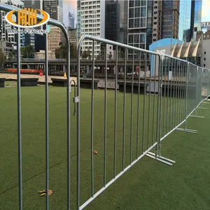 Venda imperdível barreiras de aço galvanizado para controle de multidão de bicicletas, barreiras para controle de multidão para os Emirados Árabes Unidos