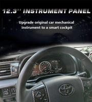 Accessoires de voiture Afficheur LCD HD Compteur de vitesse numérique pour Toyota 4runner 2014 2015 2016 2017 2018 2019 2020