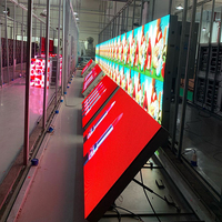 LPDISPLAY LED Panel Luar Ruangan Video Dinding Iklan Layar Peraga LED P6 Penuh Warna
