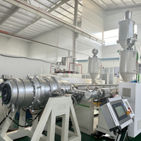 Machine de fabrication de tuyaux HDPE PE PPR une/deux/trois couches Ligne de production d'extrudeuse en plastique