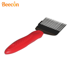 Nouvelle fourche à <span class=keywords><strong>d</strong></span>ésoperculer jaune en acier inoxydable et plastique, outils de <span class=keywords><strong>d</strong></span>ésoperculation pour la récolte apicole - Product Image 4