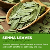 Té de Hierbas Adelgazante Premium GMP de Chinaherbs, Té de Hoja de Senna Puro y Natural, Quemador de Grasa para Adultos