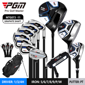 PGM MTG073 Ensemble <span class=keywords><strong>complet</strong></span> <span class=keywords><strong>de</strong></span> clubs <span class=keywords><strong>de</strong></span> <span class=keywords><strong>golf</strong></span> pour hommes 11pcs Clubs droitiers débutants avec sac <span class=keywords><strong>de</strong></span> <span class=keywords><strong>golf</strong></span> - Product Image 3