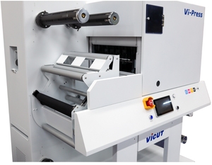 Machine d'impression d'étiquettes adhésives numérique LED laser multicolore entièrement automatique rouleau à rouleau, largeur d'impression maximale 330 mm, intégrée - Product Image 6