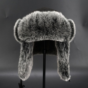 Chapeau d'hiver unisexe en fausse fourrure, coupe aviateur, coupe-vent, chaud, avec cache-oreilles, pour le ski et la conduite en extérieur - Product Image 4