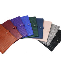 Bolsa de documentos para hombre, portafolio de cuero PU A la moda, soporte para archivos a4, portafolio de lujo, gran oferta