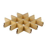 Panneau de plafond ouvert en alliage d'aluminium moderne, finition grain de bois, classe ignifuge, performance anti-feu pour hôpitaux et bureaux