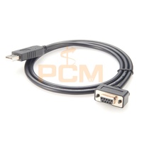 Câble adaptateur convertisseur Null Modem série RS232 DB9 D-Sub 9 broches vers USB 2.0 3.0 type A avec puce FTDI pour port de console