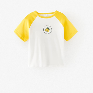 Camisetas de Algodón Negras y Blancas con Patrón de Lazos para Niñas, Bebés y Niños, Pantone Casual, Lisas, Bordado Personalizado, Secado Rápido, Manga Corta - Product Image 1