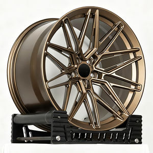 Velg mobil balap Aluminium 18-24 inci, velg mobil balap olahraga warna Matte perunggu Multi jeruji, velg mobil sistem alumunium kualitas tinggi ukuran 18-24 inci - Product Image 4