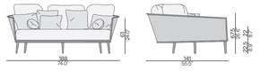 Modern Aluminum Durable Poolside <strong>Daybed</strong> <strong>for</strong> Outdoor Furniture - Product Image 6
