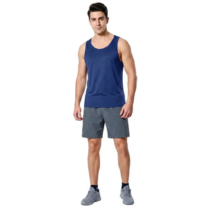 Camiseta sin Mangas para Hombre con Logotipo Personalizado, 100% de Alta Calidad, Ajuste Cómodo, Secado Rápido, Estilo Informal para Gimnasio y Entrenamiento, Decoración Bordada ¡En Oferta! - Product Image 1