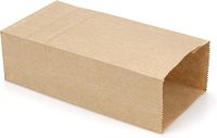 KH Kraft Durable Brown Paper Snack Bag Style classique Petits sacs de faveur de fête de biscuits pour la promotion de supermarché