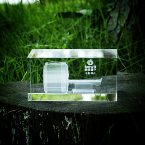 Alta Qualidade K9 Transparente 3D Laser Cubo De Cristal Embrião Branco Esculpido Artesanato De Vidro De Cristal Ornamentos - Product Image 2