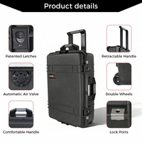 Estuche de Transporte Rígido Anti-Impactos Personalizado para Exteriores, Caja de Herramientas Impermeable IP67, Maleta de Almacenamiento