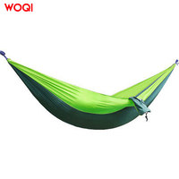 Hamac de survie portable de luxe pour le camping en plein air WOQI, en nylon, simple/double