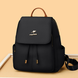 Nuova Borsa a Tracolla da <span class=keywords><strong>Donna</strong></span> in Morbida <span class=keywords><strong>Pelle</strong></span> PU, Piccolo <span class=keywords><strong>Zaino</strong></span> da Esterno con Coulisse, Design Elegante Artigianale - Product Image 5