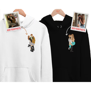 <span class=keywords><strong>Sweat</strong></span> à <span class=keywords><strong>capuche</strong></span> brodé de photos de taille américaine pour homme <span class=keywords><strong>Sweat</strong></span> à <span class=keywords><strong>capuche</strong></span> pour <span class=keywords><strong>couple</strong></span> de la Saint-Valentin - Product Image 1
