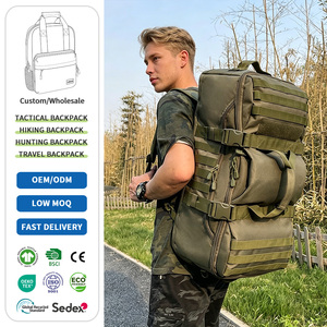 Mochila de Senderismo con Gran Capacidad, Sistema de Ventilación, Convertible a Bandolera, <span class=keywords><strong>para</strong></span> Caza, Táctica, Viajes y <span class=keywords><strong>Montaña</strong></span> - Product Image 1