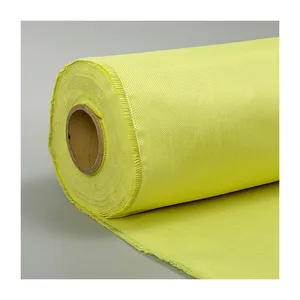 High Strength Para Resistance 1000d Stab Proof Aramid Kevlars Fabric 200gsm For Armor Cloth Factory Stock Lot