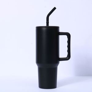 40oz Car <b>Travel</b> H3.0 Handle <b>Mug</b> Vacuum Tumbler <b>Lid</b> Straw Non-Slip Base OEM ODM Custom Logo - Product Image 5