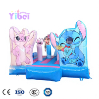 Château gonflable intérieur/extérieur pour enfants avec toboggan, idéal pour parcs d'attractions, maternelles, fêtes, location et vente en gros sur mesure