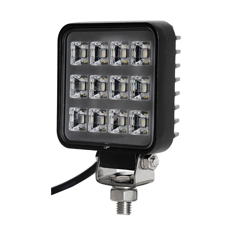 Custom Wholesale Work Led Light 12V R23 3'' Flood Beam Work Light 12W 1080LM IP68 6000K LED Driving Light for Off-Road Car