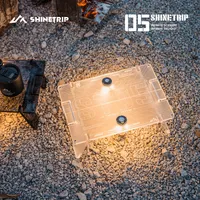 Table pliante de camping ShineTrip, en plastique, multifonctionnelle, portable, pour l'extérieur