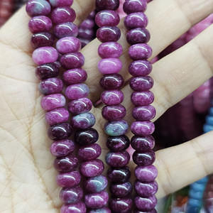 MJ3198 8*5mm <span class=keywords><strong>Piedra</strong></span> <span class=keywords><strong>semipreciosa</strong></span> natural Jade Rondelle Beads, Gema Jade jaspe Amazonita Abacus Roundel Beads - Product Image 4