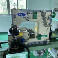 Machine à coudre à fermeture éclair en nylon pour servomoteur à point noué industriel à grande vitesse et résistant à bas prix de la Chine