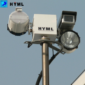 Poste de luz de calle cuadrado de acero y aluminio montado en vehículo al aire libre para poste de lámpara de jardín - Product Image 2